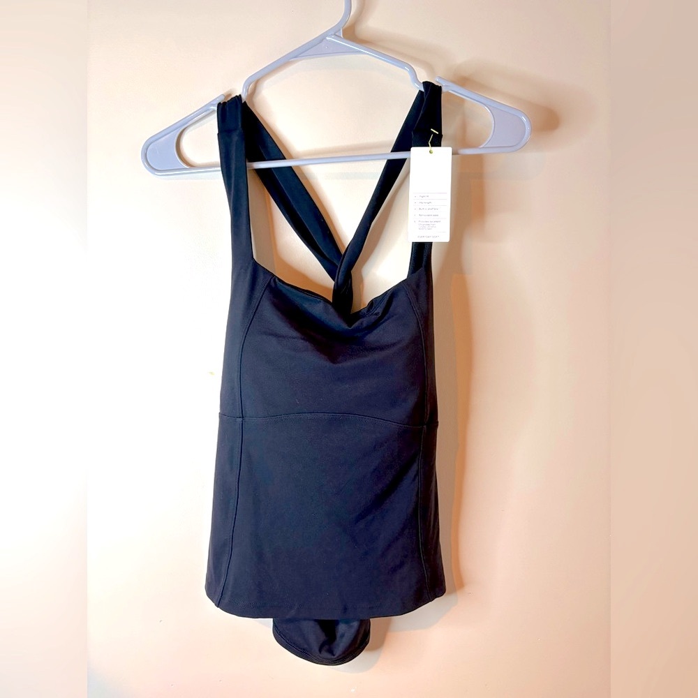 All in Motion Black Cross Back Sports Bra